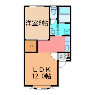 ヴィラやまなみ【2階】の間取り