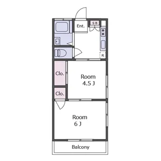 東湖ハイム【2階】の間取り