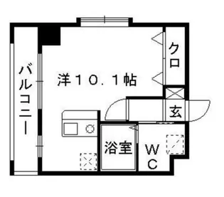 ミリオーネシャトウ高砂【5階】の間取り