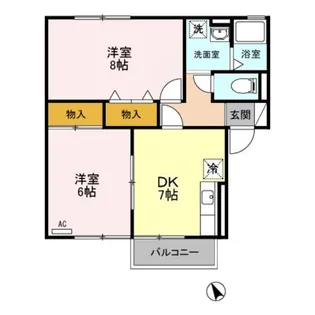 ボナール【2階】の間取り