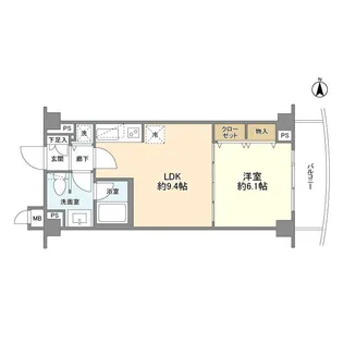 デュオ・スカーラ御茶ノ水【5階】の間取り