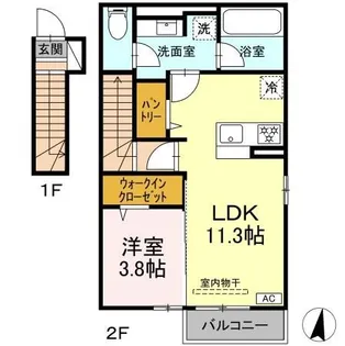 ベルファイン【2階】の間取り