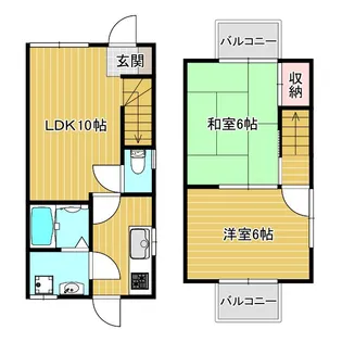 ハイツレザンIIの間取り
