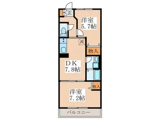 庚申マンション【2階】の間取り