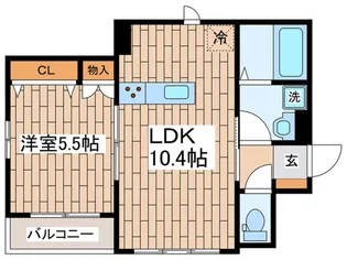 ジラソーレハウス【3階】の間取り
