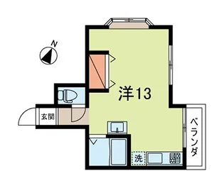 ティエラ成田東【1階】の間取り