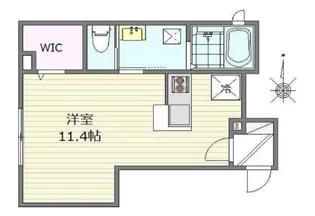 THE MAHALO【1階】の間取り