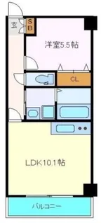 アークデュオ仙台宮町【5階】の間取り