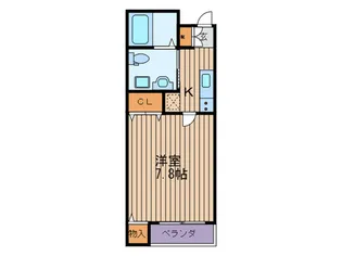 ベリーウェル都島II【5階】の間取り