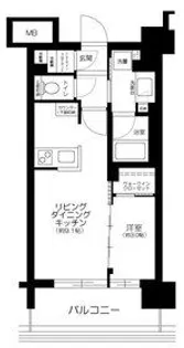ザ・レジデンス蒲田アイリスコート【2階】の間取り