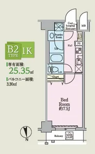 HY’s 綾瀬駅前【4階】の間取り