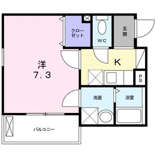 ネオカーム中野【2階】の間取り
