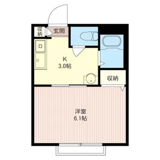 パーシモン碑文谷【2階】の間取り