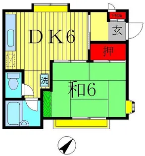 ルポール増尾【2階】の間取り