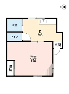 Flower Wing 新田【1階】の間取り