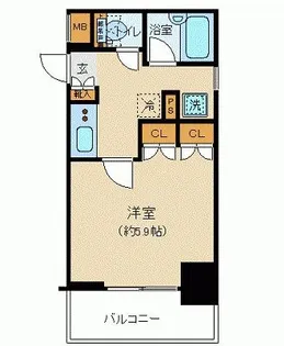 プレール・ドゥーク八丁堀【7階】の間取り