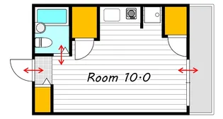 新鶴マンション【2階】の間取り