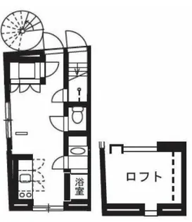 ファーレ代々木上原II【1階】の間取り