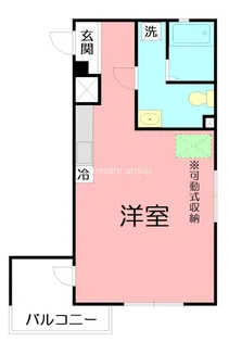 グラーテス・ワン【4階】の間取り