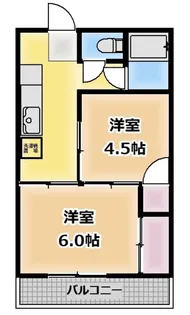田中ハイツ【1階】の間取り