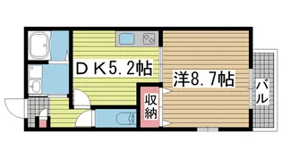 グレイス御屋敷通【2階】の間取り