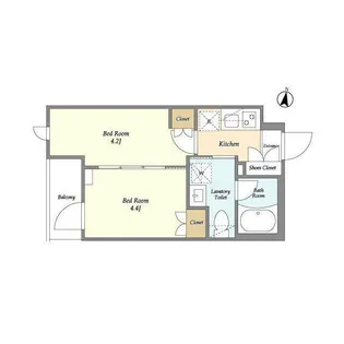 ARKMARK練馬【4階】の間取り