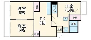 エスペランサス【2階】の間取り
