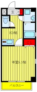 エンスウィート【2階】の間取り