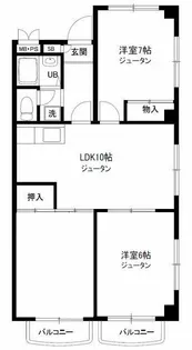 東和コーポ【5階】の間取り