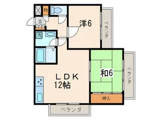 ハイクレスト高田【4階】の間取り