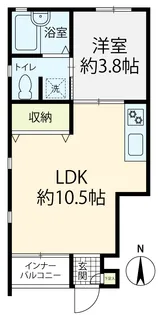 セントラルコート【1階】の間取り