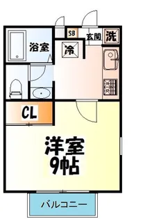 ベルウッド台原【1階】の間取り