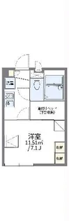レオパレスキャラバン【2階】の間取り