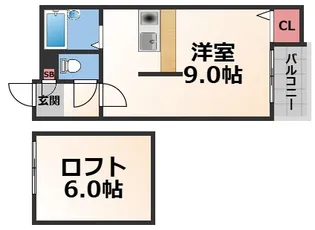 CTビュー永和【5階】の間取り