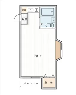 プルミエール清水【2階】の間取り