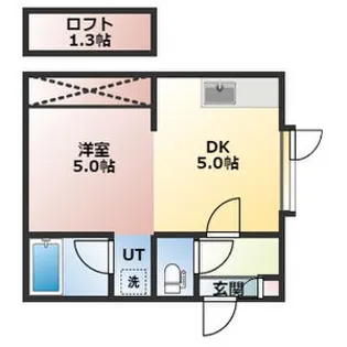 ウェルフェアー15【2階】の間取り