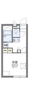 レオパレスチェロキーチーフ【2階】の間取り