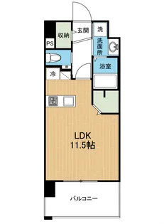 フェリーチェ九品寺【4階】の間取り