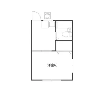 第5白王ハイツ【2階】の間取り
