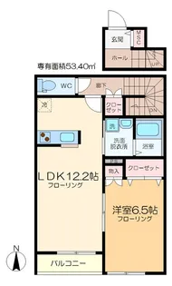 Elvita【2階】の間取り