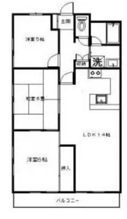 吉田ハイツ【1階】の間取り