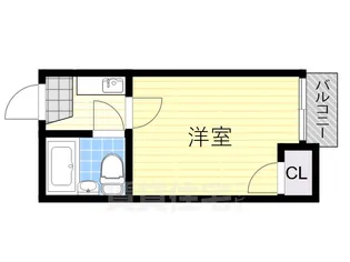 ハセロイヤル南住吉【1階】の間取り