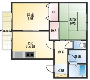 正木ハイツ【1階】の間取り