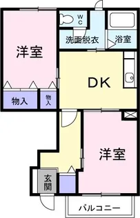 ジョワイユー・ファミーユ【1階】の間取り