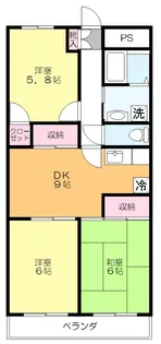 ハイツエコ【1階】の間取り