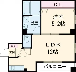エクセレント天理【3階】の間取り