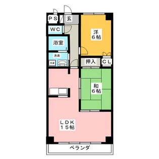 ヴェルサスライム【2階】の間取り