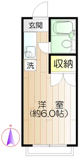 ガーデンハウス小金井【2階】の間取り