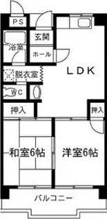 恒信ハイツ【4階】の間取り