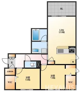 Shamaison Great【2階】の間取り